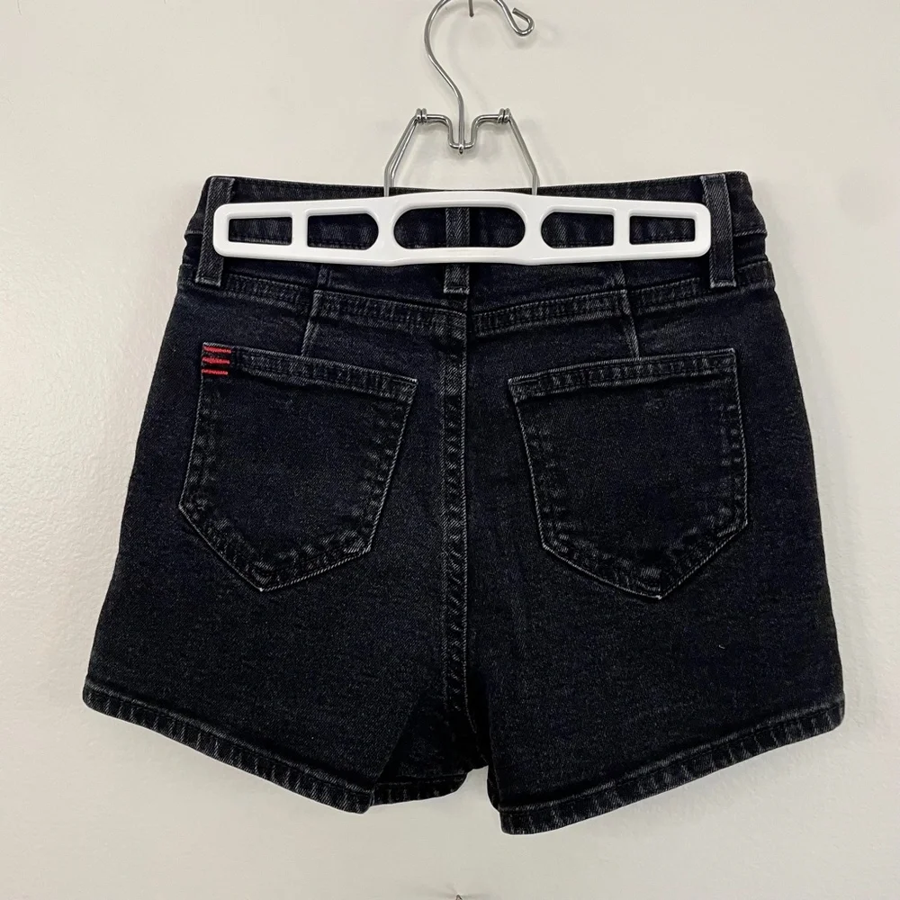 BDG High Waisted Black Denim Shorts - Picture 10 of 13
